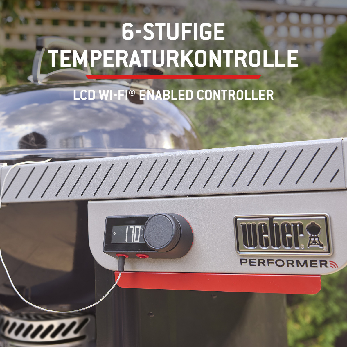 Weber Holzkohlegrill Performer Smart, 57 cm, schwarz (2026)
