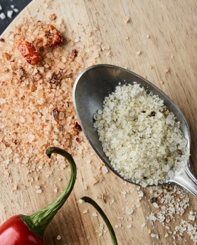 Nicolas Vahé Geschenkset Salz Parmesan & Basil und Chilli