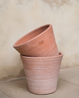Bergs Potter Blumentopf The Julie Raw Pot inkl. Untersetzer
