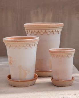 Bergs Potter Blumentopf The Københavner Raw Pot inkl. Untersetzer