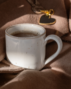 Eulenschnitt Cappuccino Tasse Calma