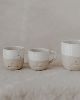 Eulenschnitt Espresso Tasse Glücklich