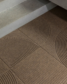 Heymat Teppichfliese horizontal & kreisförmig