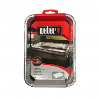 Weber Alu-Tropfschalen klein 10 Stck.