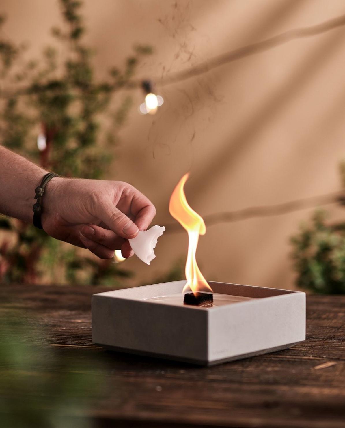 Betonfeuer MERU 17 x 17 cm