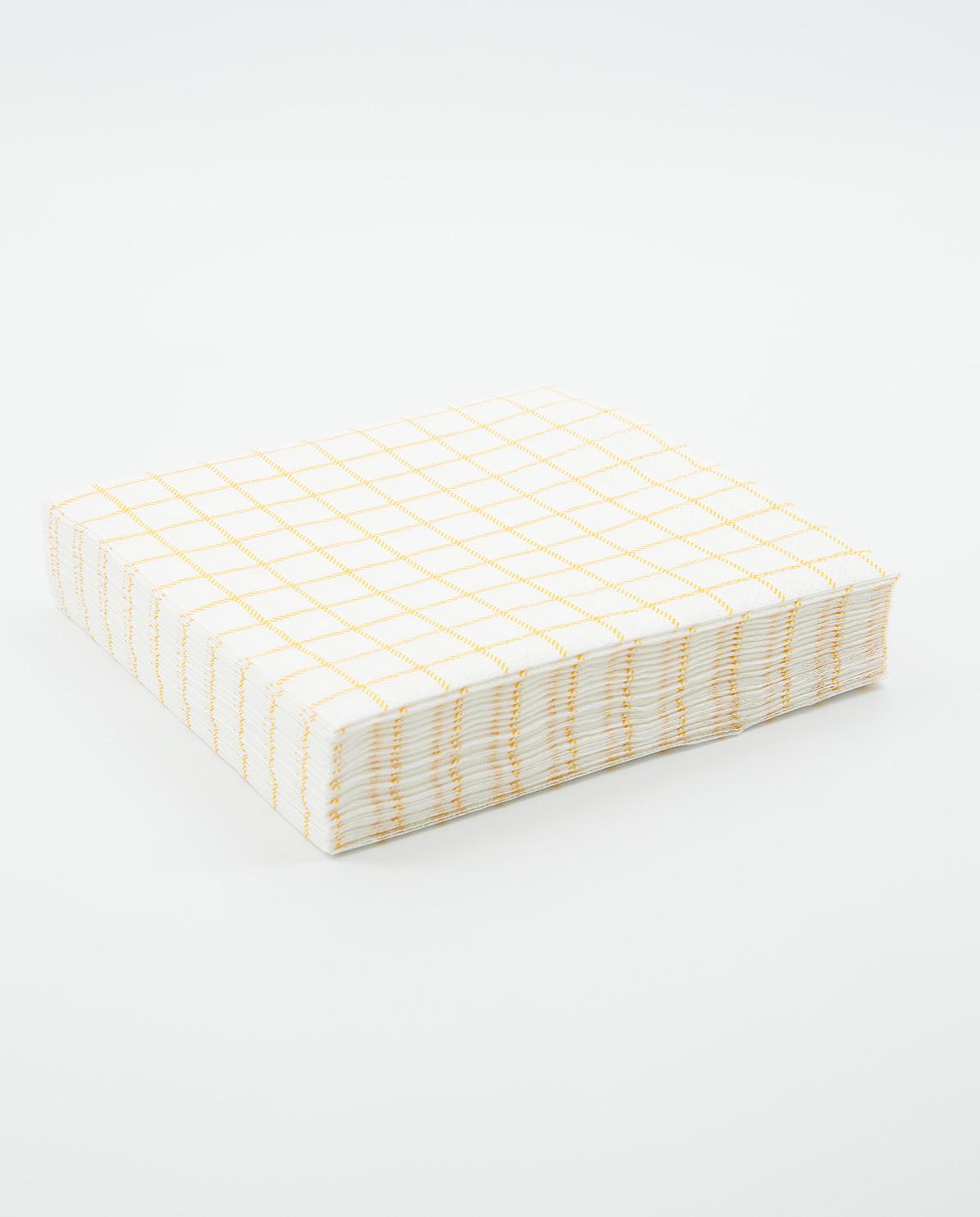 Papierservietten Karos One Size