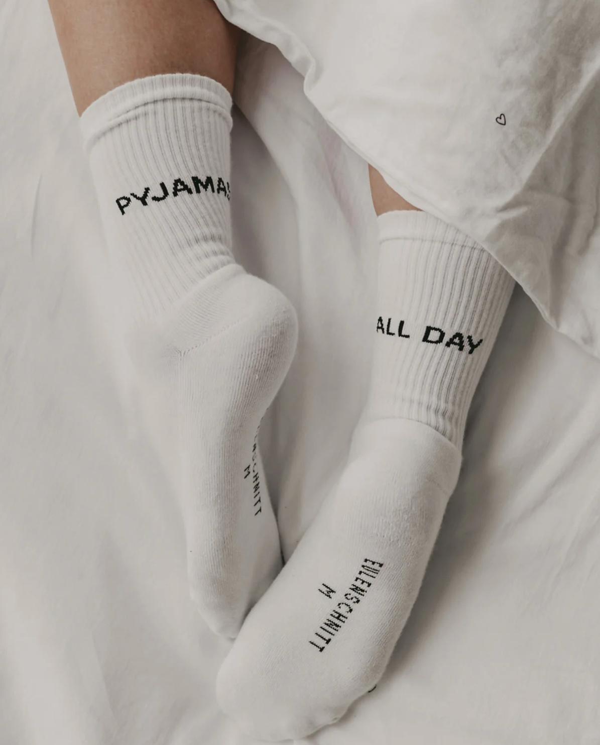 Socken Pyjamas All Day weiß 39-42