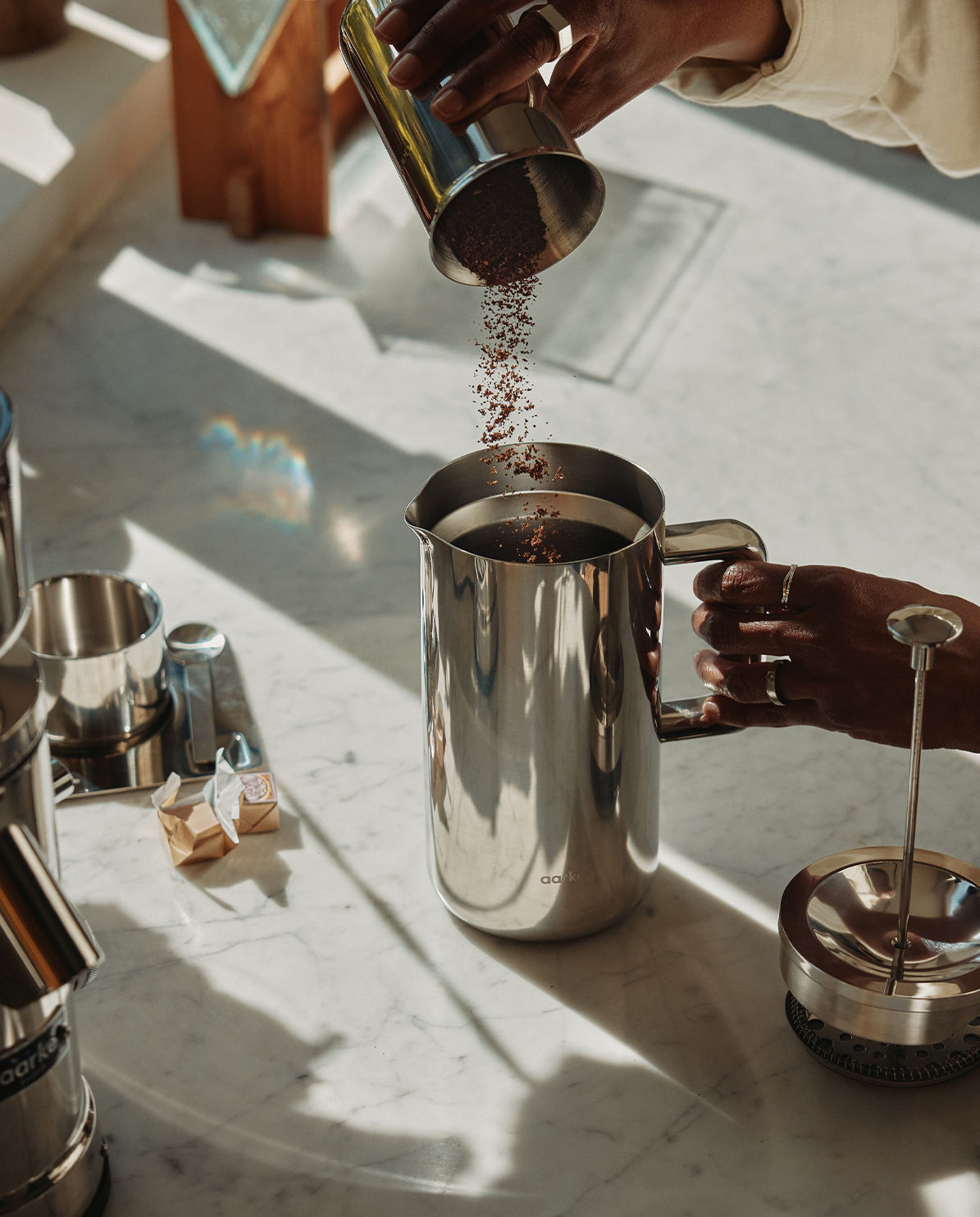 Aarke Coffee Press stainless steel One Size