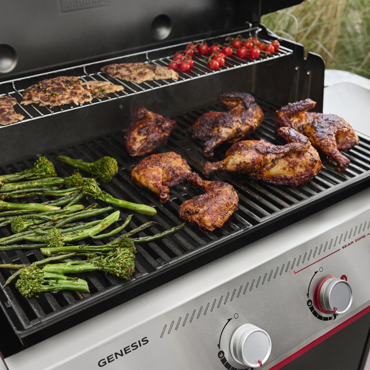 Weber Gasgrill Genesis EPX-435W GBS, Black, Smart (2026), inklusive Abdeckhaube