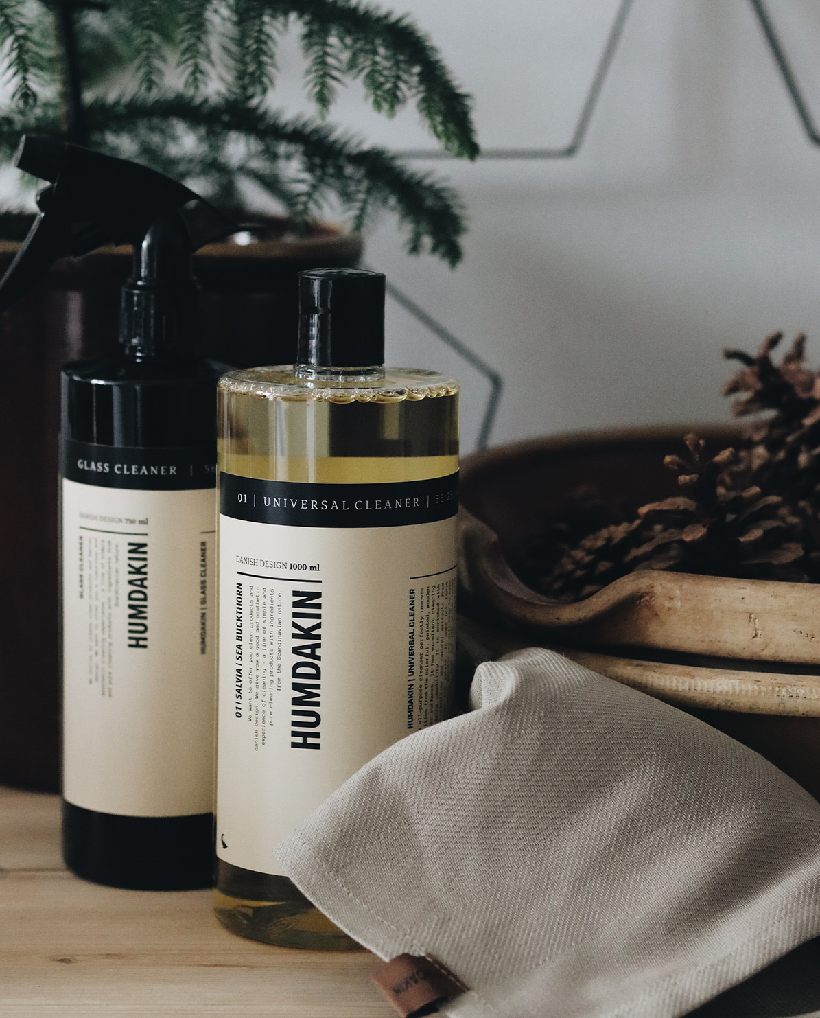 HUMDAKIN Geschirrtuch Set Organic One Size