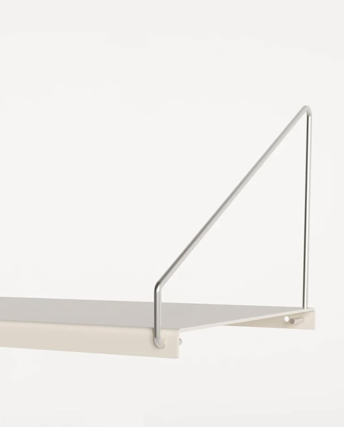 Frama Regal Library Shelf warm white steel 20 x 60 cm