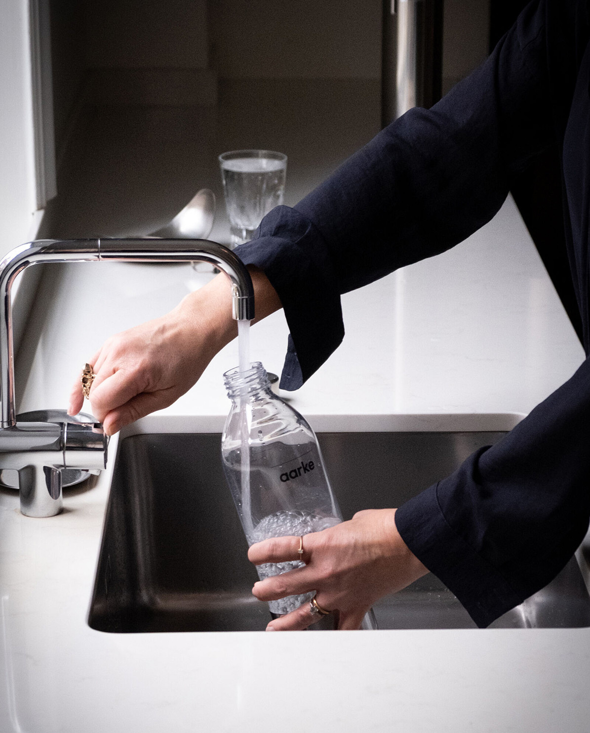 Aarke Wasserflasche PET Set für Carbonator 3 One Size