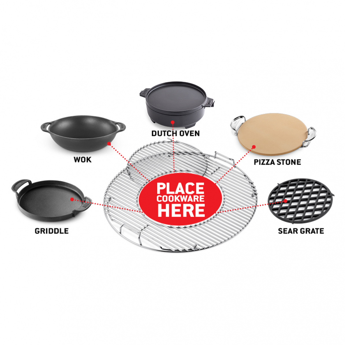 Weber Master Touch GBS Premium E-5770, 57 cm, Black