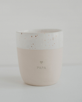 Eulenschnitt Becher Papa