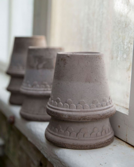 Bergs Potter Blumentopf  Set The Københavner Raw Pot inkl. Untersetzer