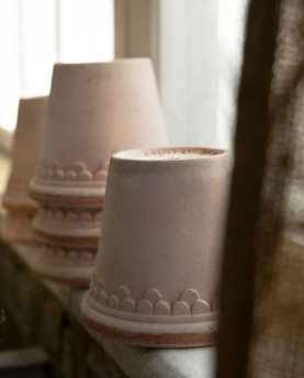 Bergs Potter Blumentopf  Set The Københavner Raw Pot inkl. Untersetzer
