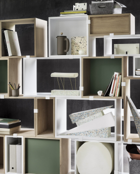 Muuto Clip Set für Wandregal Mini Stacked