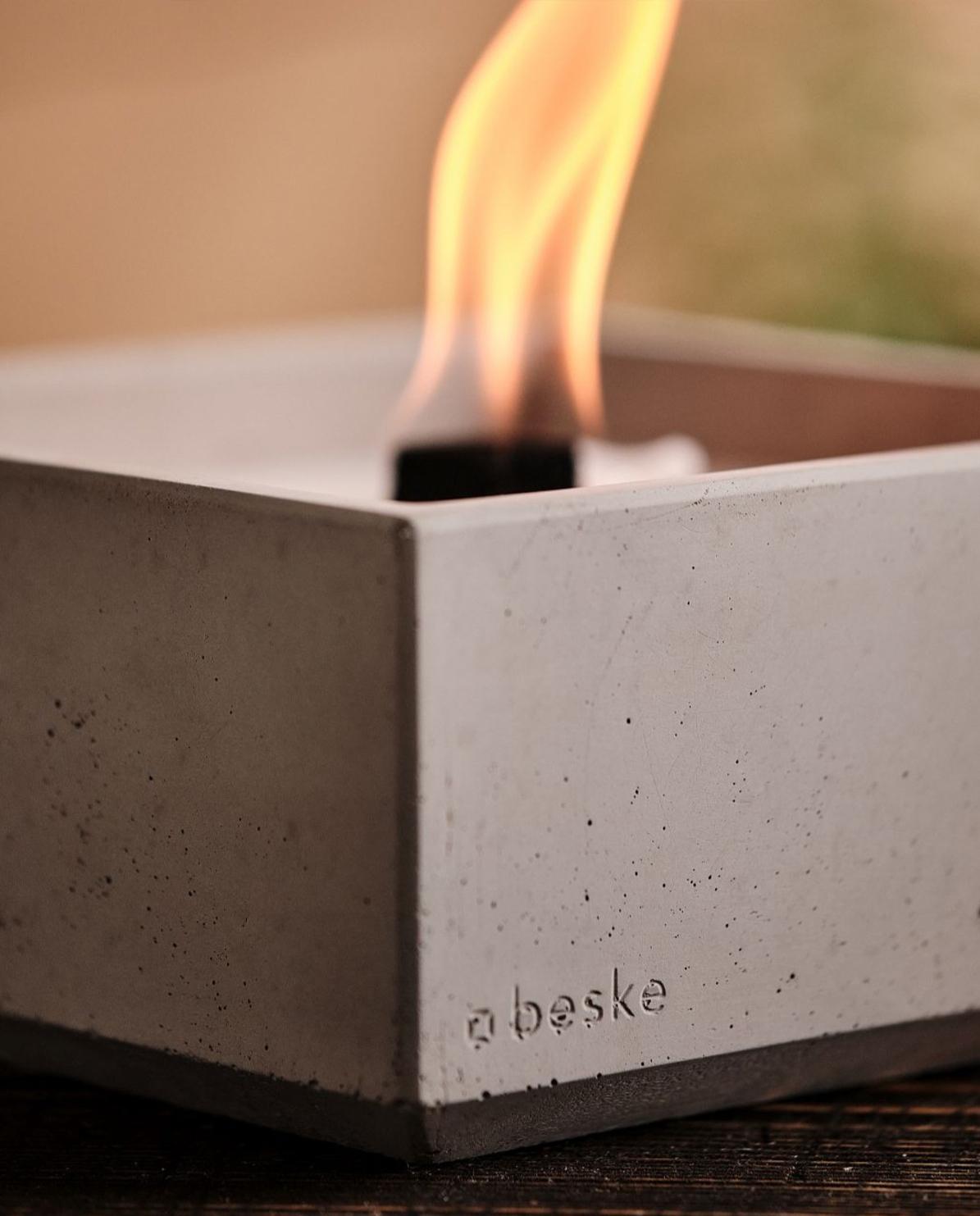 Betonfeuer MERU 17 x 17 cm