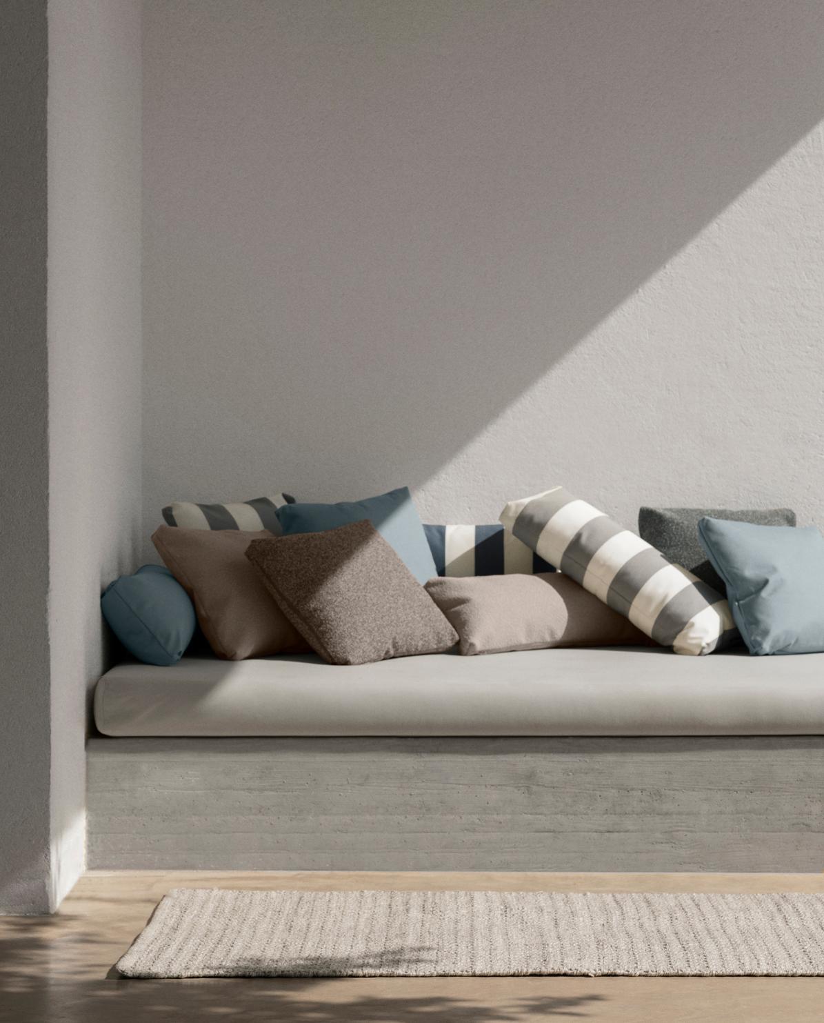 Kissen Stay Outdoor gestreift 45 x 45 cm