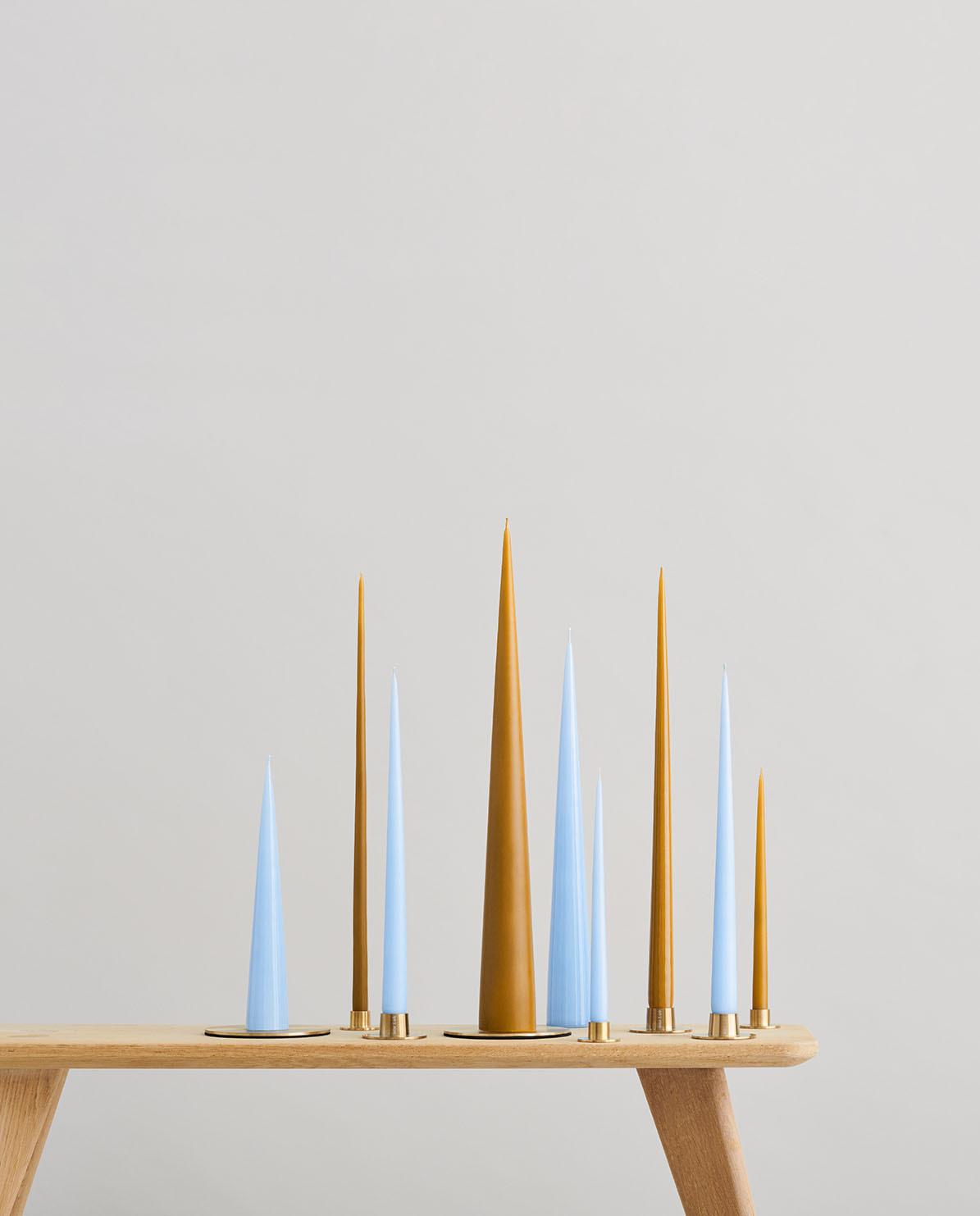 Peitschenkerze Set Taper Candles 32 cm H