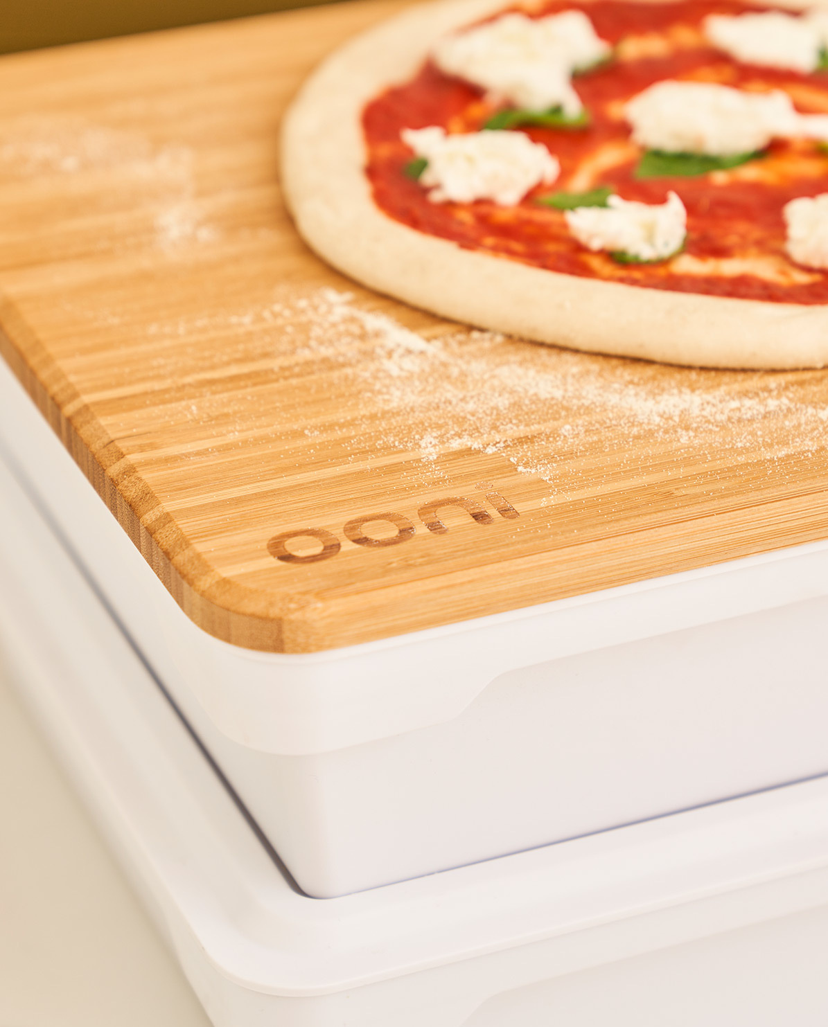 Ooni Bambusdeckel für Aufbewahrungsbox Pizzateig One Size