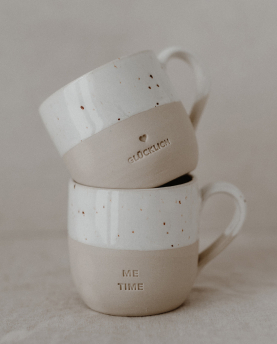 Eulenschnitt Cappuccino Tasse Glücklich