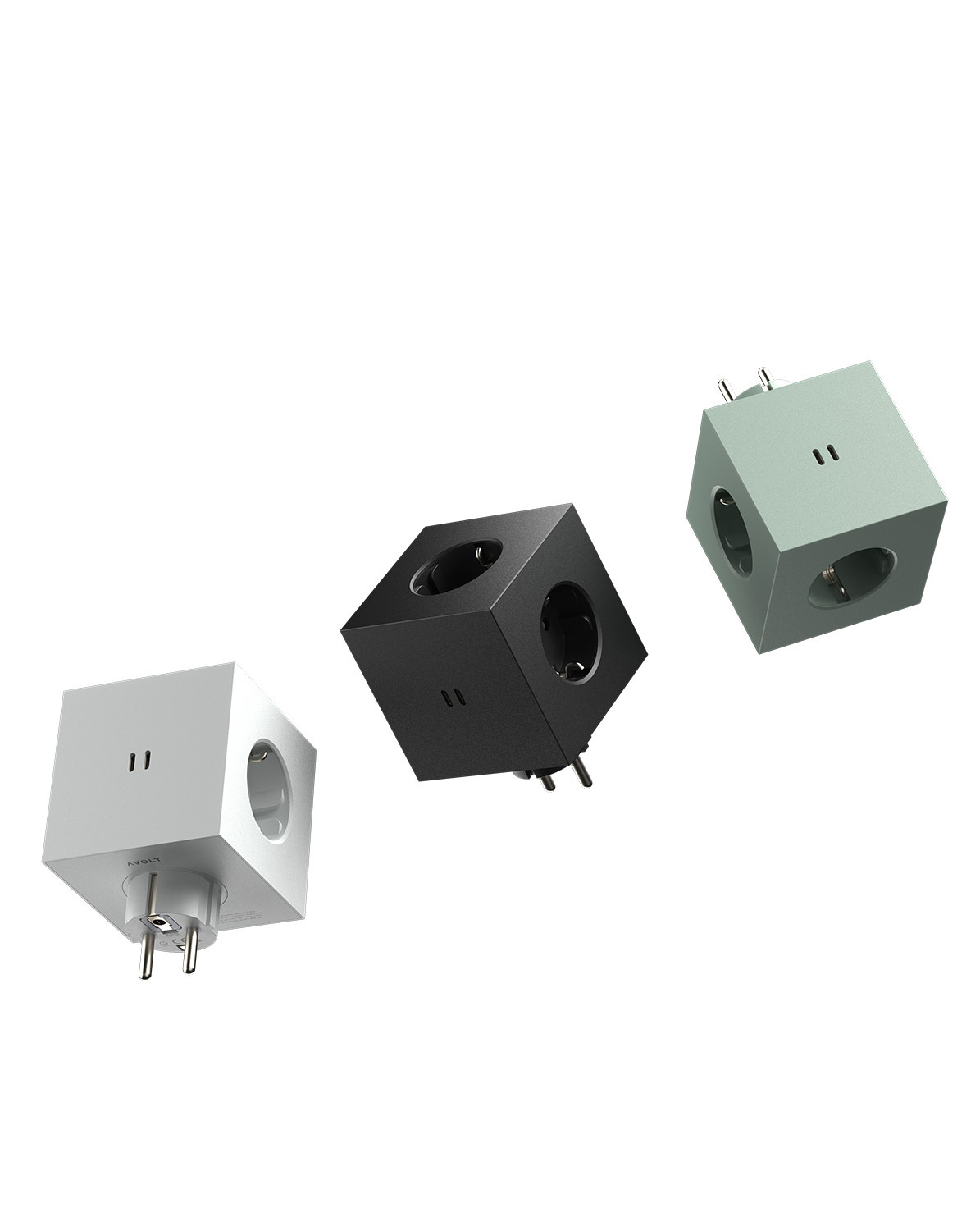Avolt Mehrfachstecker Square 2 USB C wall mounted One Size