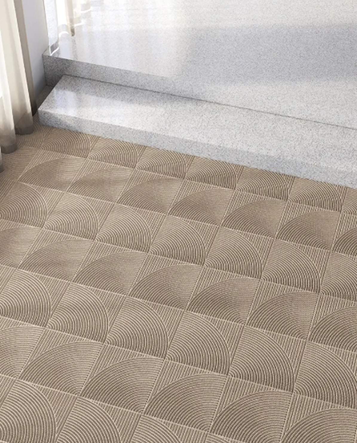 Heymat Teppichfliese horizontal & kreisförmig One Size