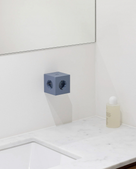 Avolt Mehrfachstecker Square 2 USB C wall mounted