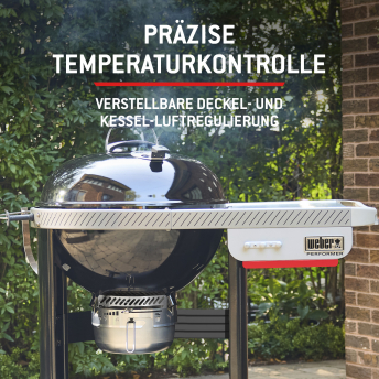 Weber Holzkohlegrill Performer Premium, 57 cm, schwarz (2026)