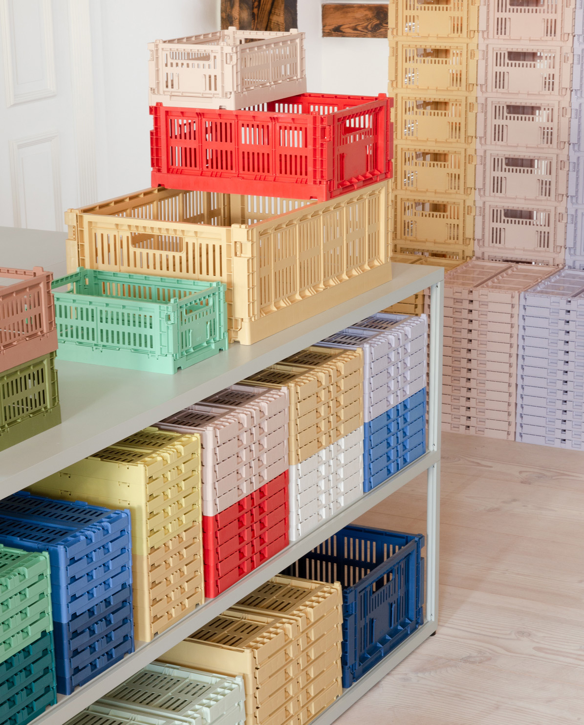 Klappkiste Colour Crate terracotta 26,5 x 17 cm von HAY kaufen