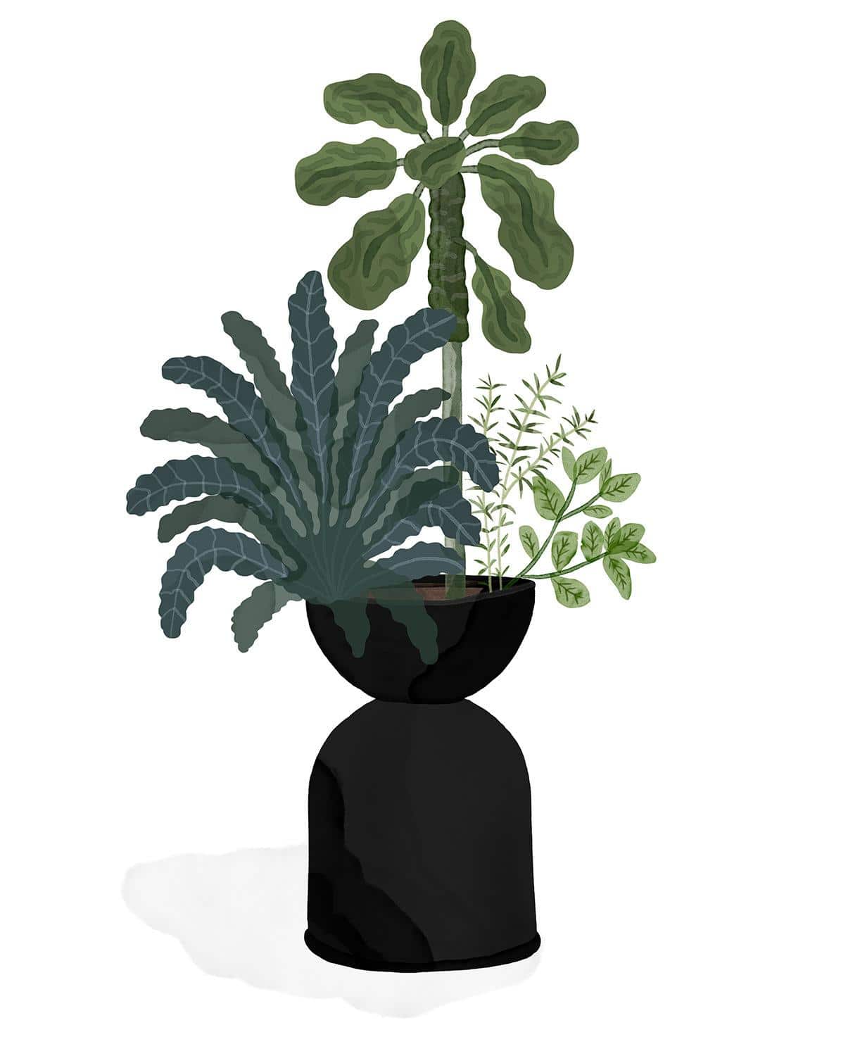 Blumentopf Hourglass Ø 21 cm