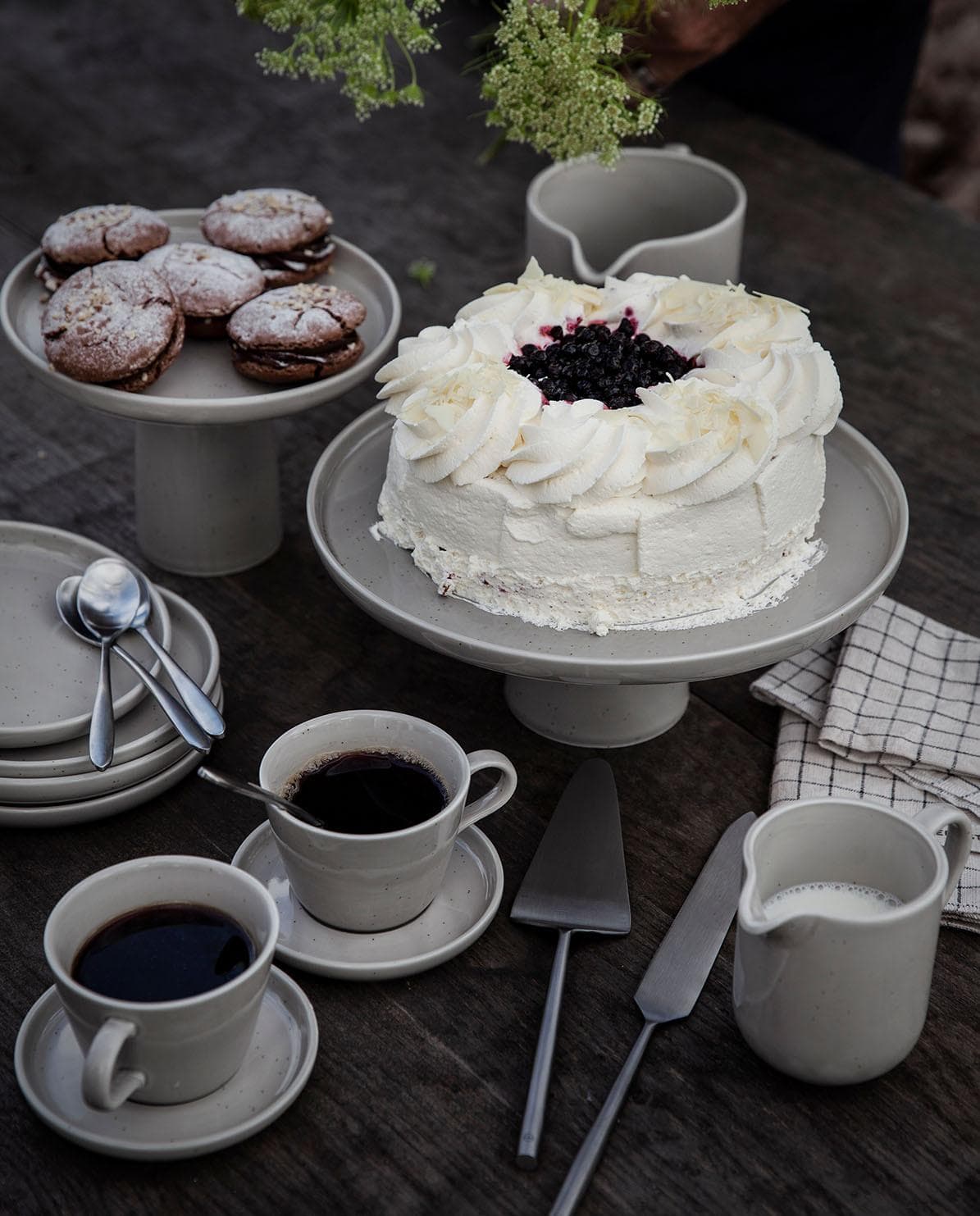 Kaffeetasse mit Untersetzer Fika One Size