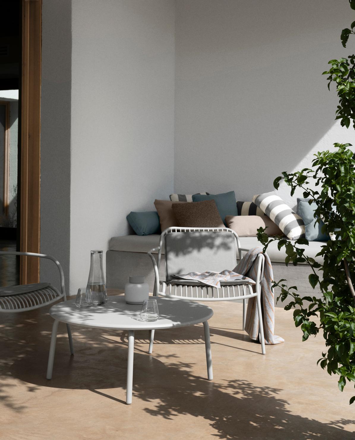 Kissen Stay Outdoor gestreift 45 x 45 cm