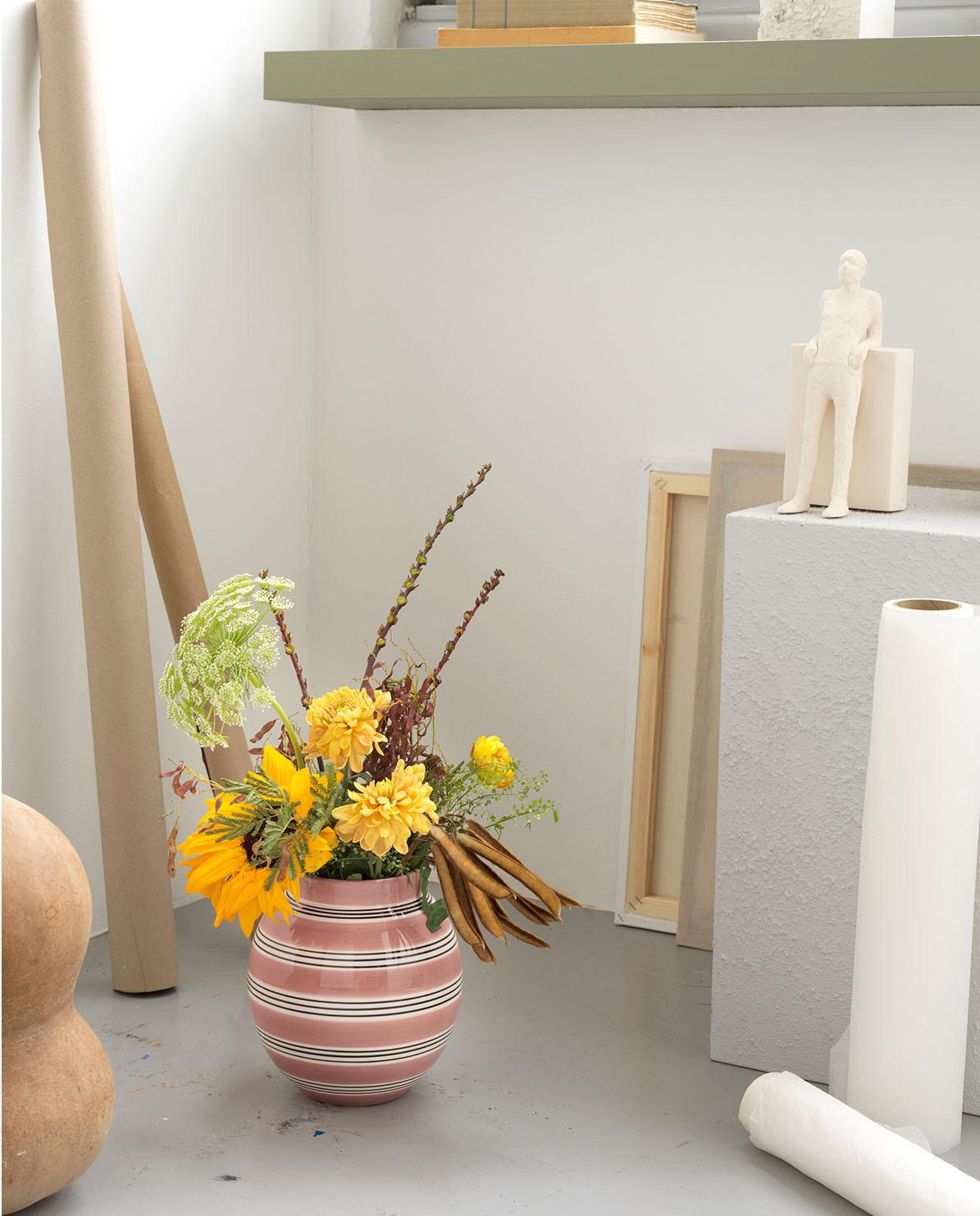 Omaggio Vase Nouvo taubenrosa One Size