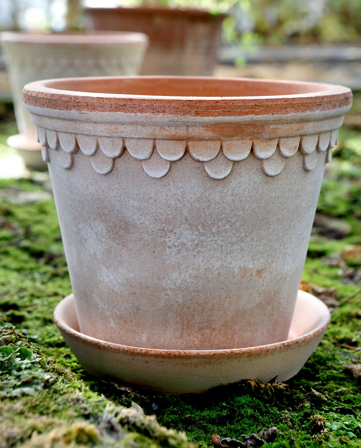 Bergs Potter Blumentopf The Københavner Raw Pot inkl. Untersetzer ⌀ 18 cm, 17,5 cm H