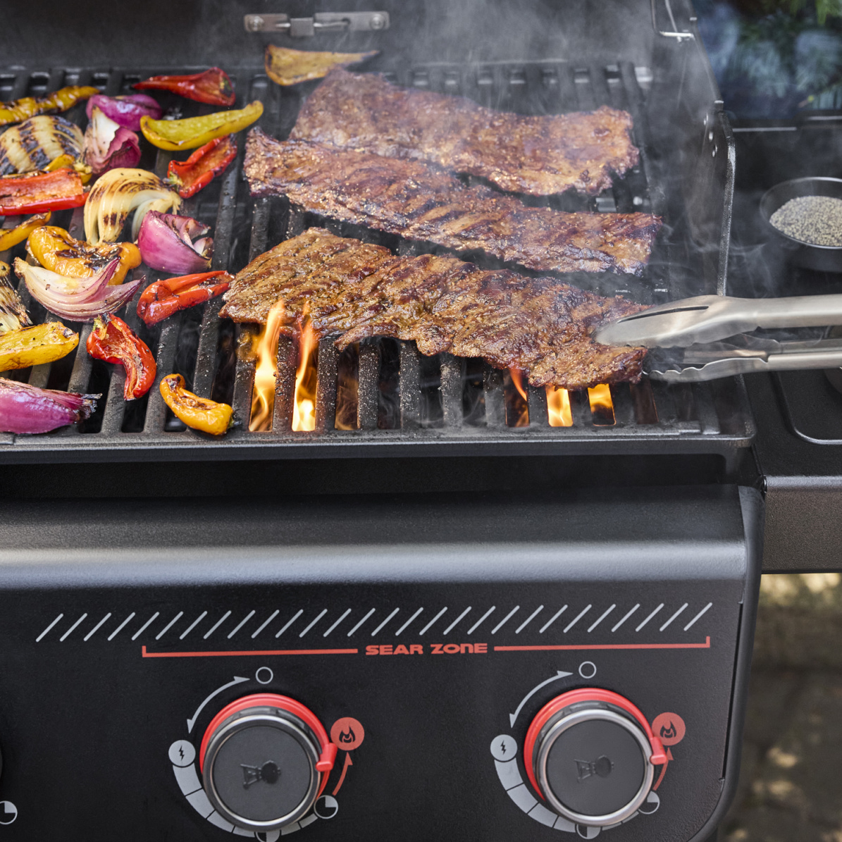 Weber Gasgrill SPIRIT EPX-435R – Stealth Edition, Smart (2026) inkl. Drehspieß & Abdeckhaube
