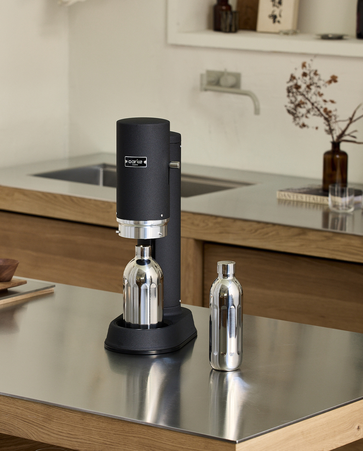 Aarke Wasserflasche Edelstahl für Carbonator Pro 800 ml