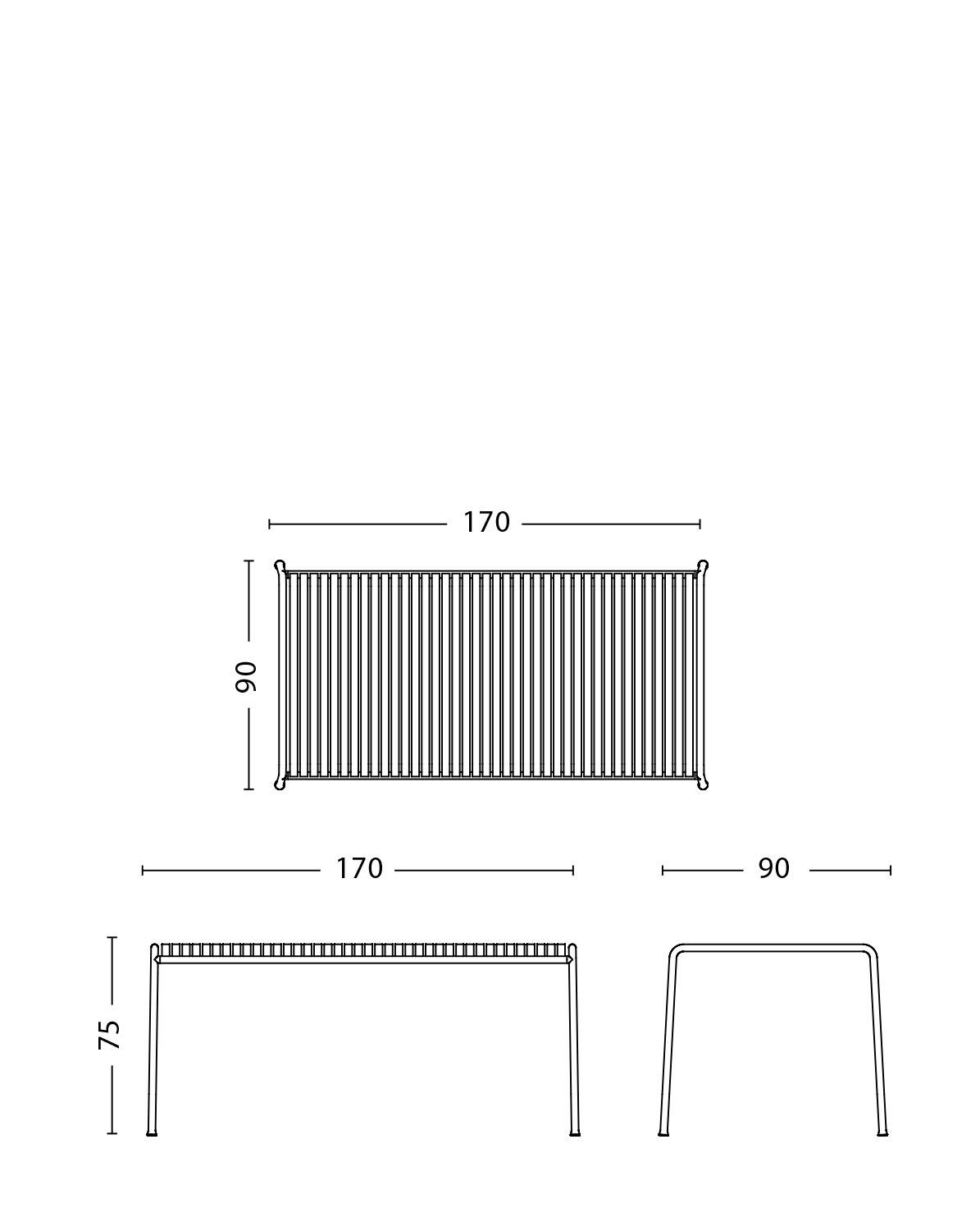 Tisch Palissade One Size