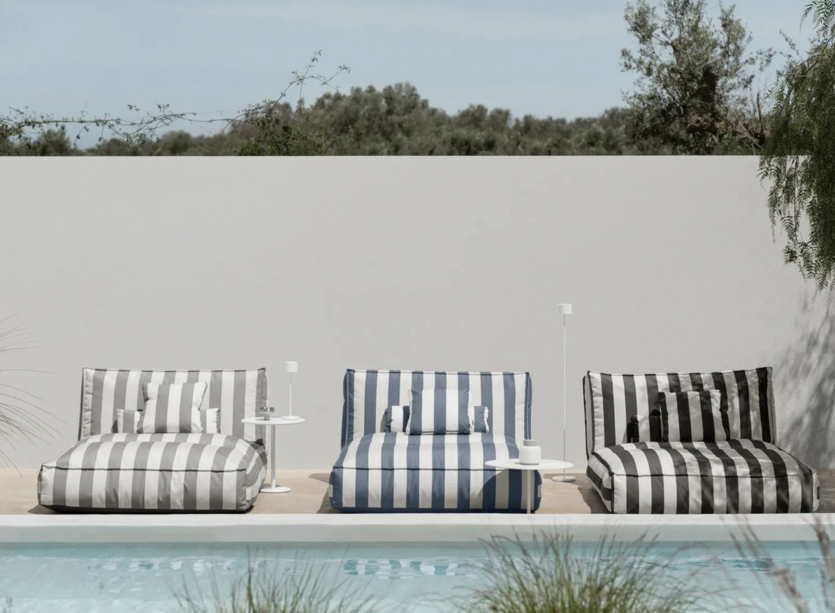 blomus Bett Daybed Stay Outdoor gestreift One Size
