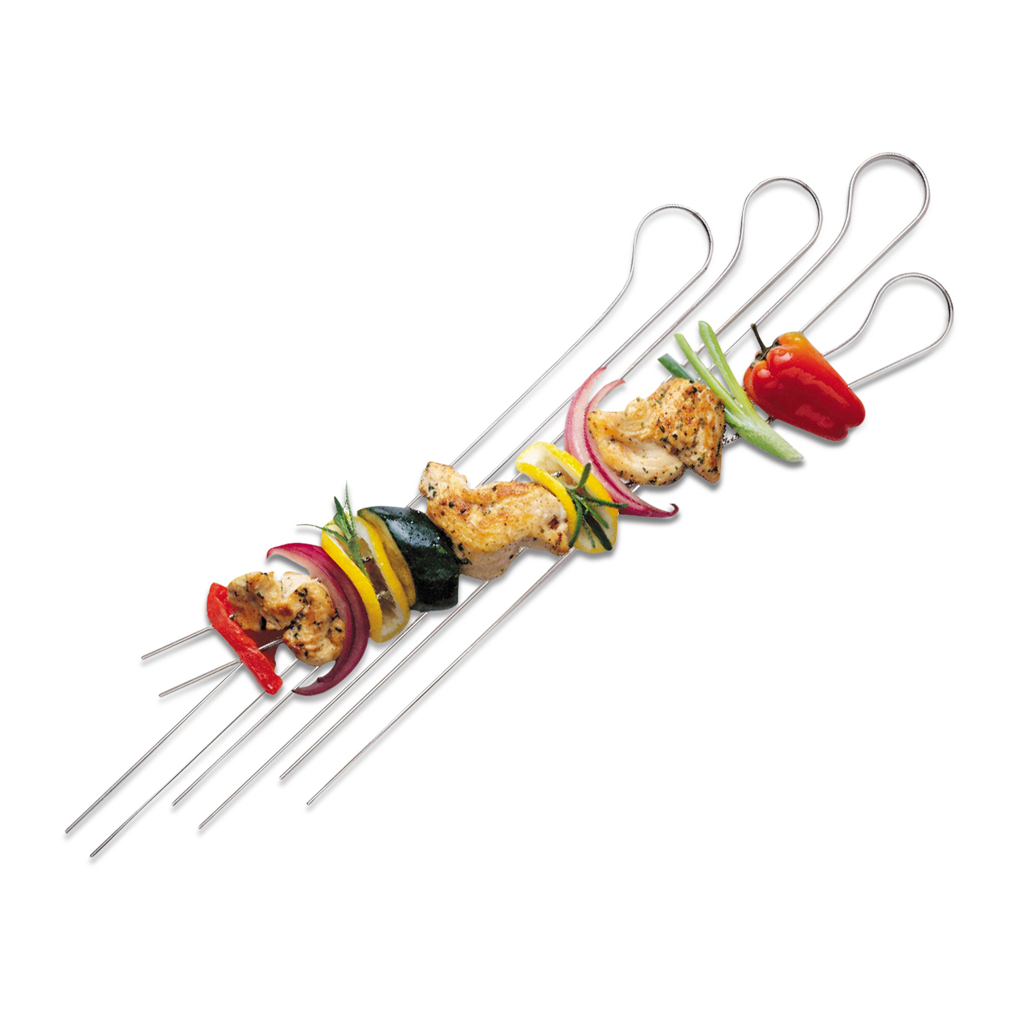 WEBER Grillspieß-Set, 8 Stück - silberfarben - Image 2